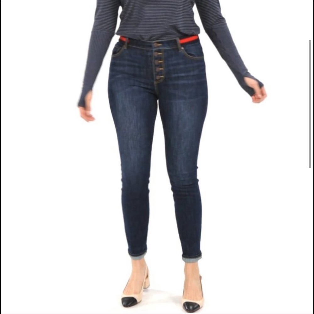 Cabi Button Fly skinny jeans. Like new.